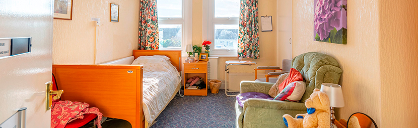 Accomodation room at Holywell Nursing Home